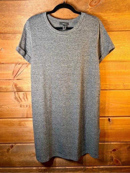 Forever 21 Tops - Forever 21 Heather Gray Short Sleeve Shift Dress T-Shirt Dress Size Medium 💕🖤